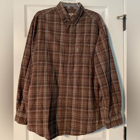 Woolrich Men's Striped Long Sleeve Button Down - Picture 2 of 7